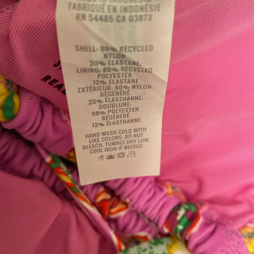 NEW Aerie Pink wrap triangle bikini top and Crossover High Waisted Bikin…